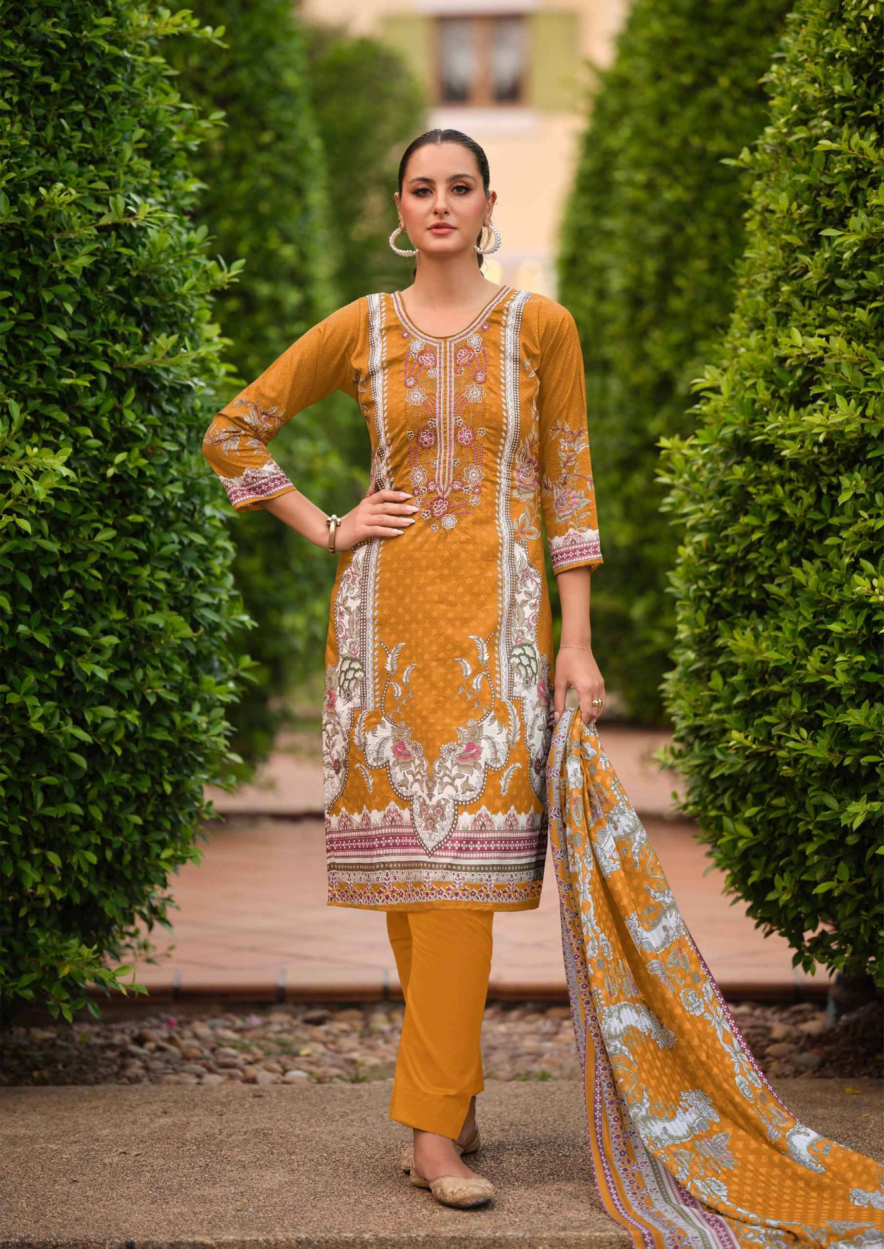 MIRAAL LUXURY LAWN - 2 By Nisanka 01 to 06 Series Wholesale Designer Festive Suits Collection Beautiful Stylish Fancy Colorful Party Wear & Occasional Wear Pure Viscose Lawn Print Dresses At Wholesale Price